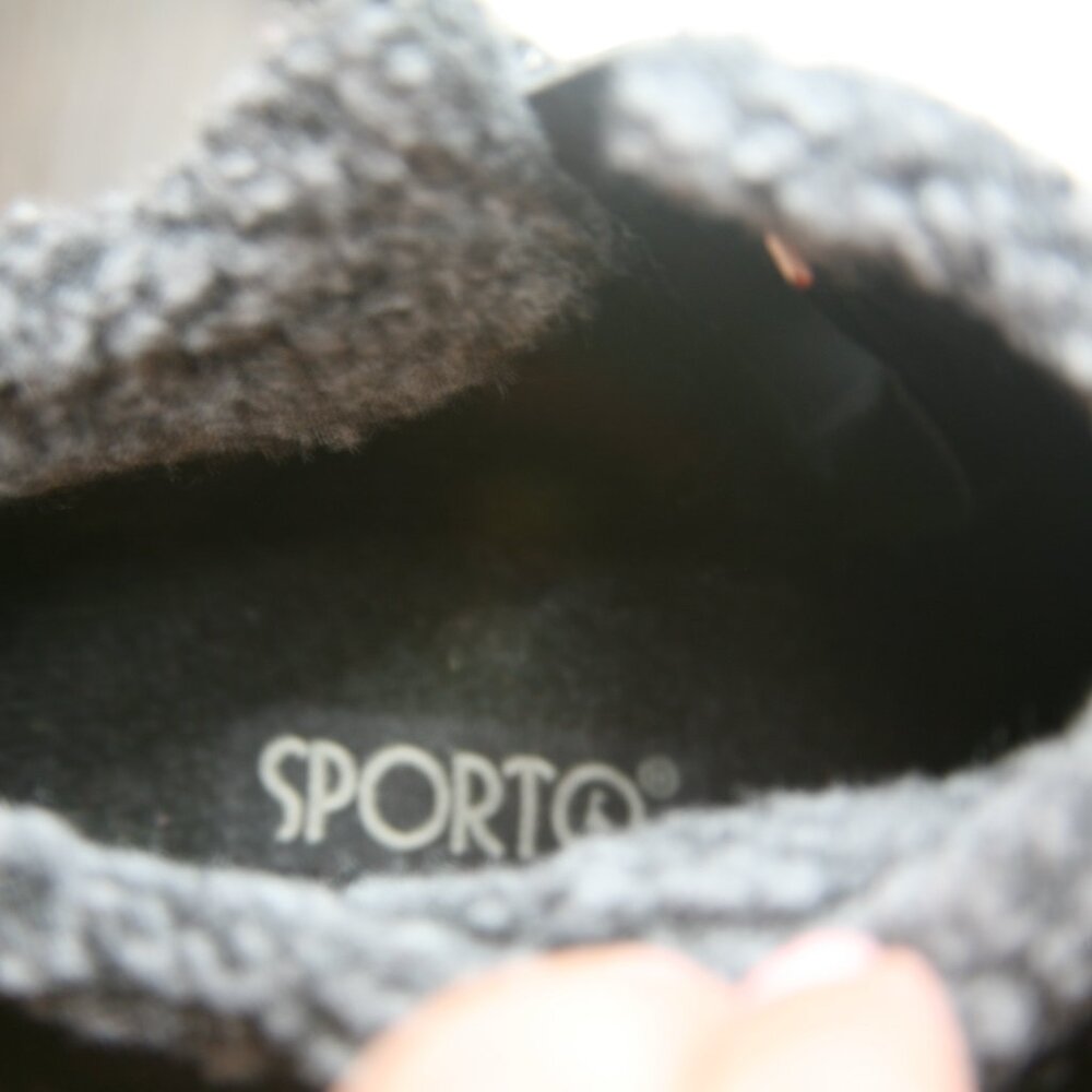 Sporto Women's Faux Suede Bootie, Size 7.5, Black - Picture 2 of 4